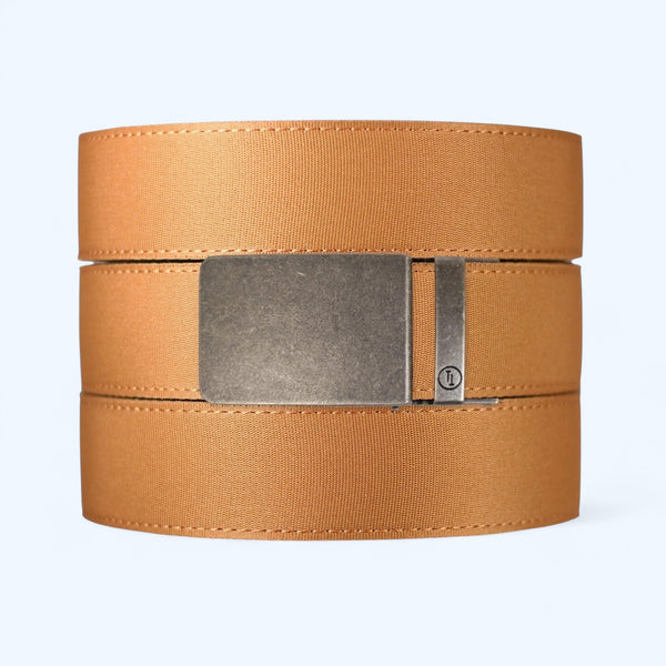 Burlap Canvas+ Ratchet Belt & Buckle Set