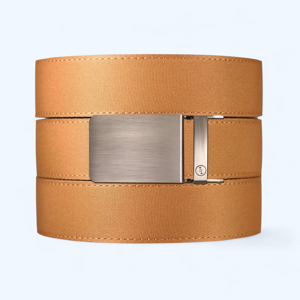 Burlap Canvas+ Ratchet Belt & Buckle Set