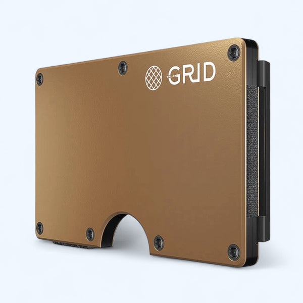 Gold Aluminum Wallet