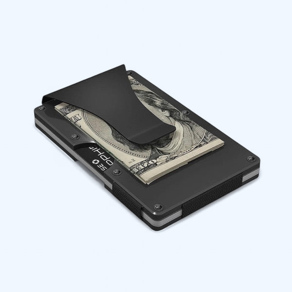 Gunmetal Aluminum Wallet