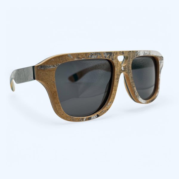 Recycled Aviator Style Sunglasses