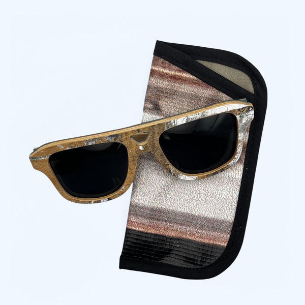 Recycled Aviator Style Sunglasses