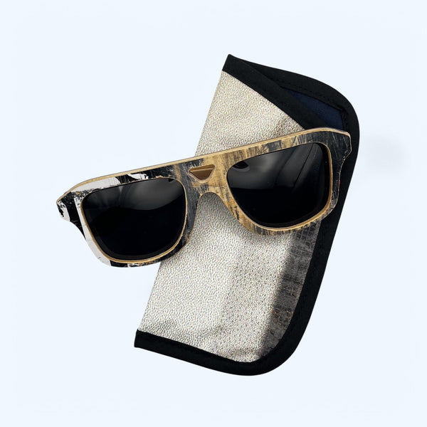 Recycled Aviator Style Sunglasses