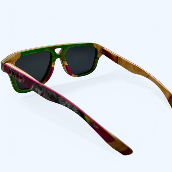 Recycled Aviator Style Sunglasses