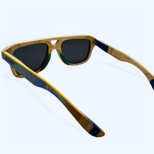 Recycled Aviator Style Sunglasses
