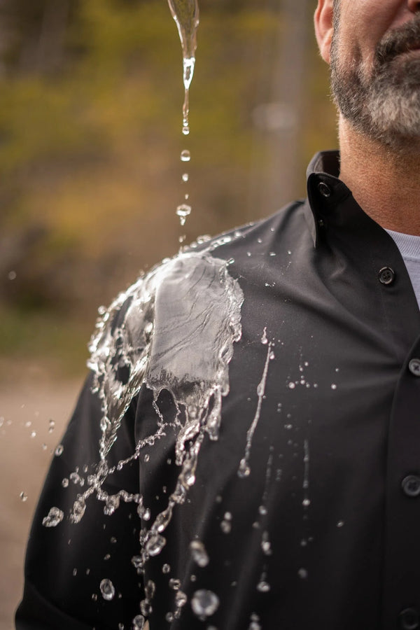 Black Hustle Dress Shirt - Long Sleeve