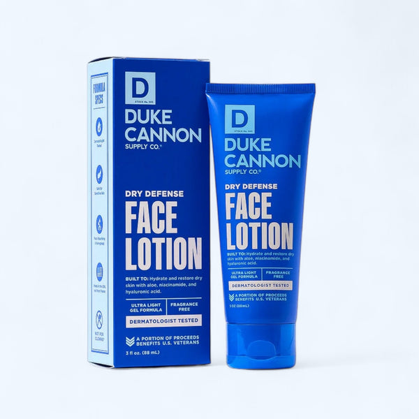 Duke Cannon- Dry Defense Face Lotion