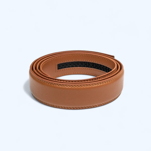 Ratchet Leather/Canvas Belt Strap