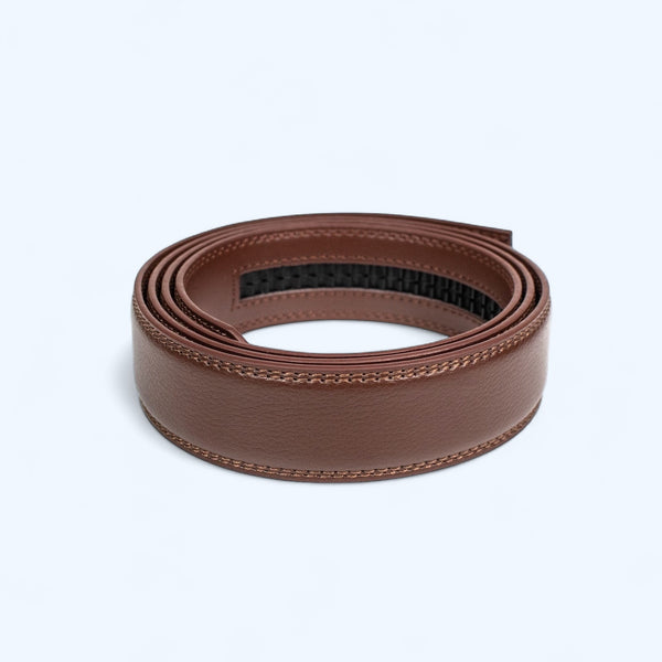 Ratchet Leather/Canvas Belt Strap