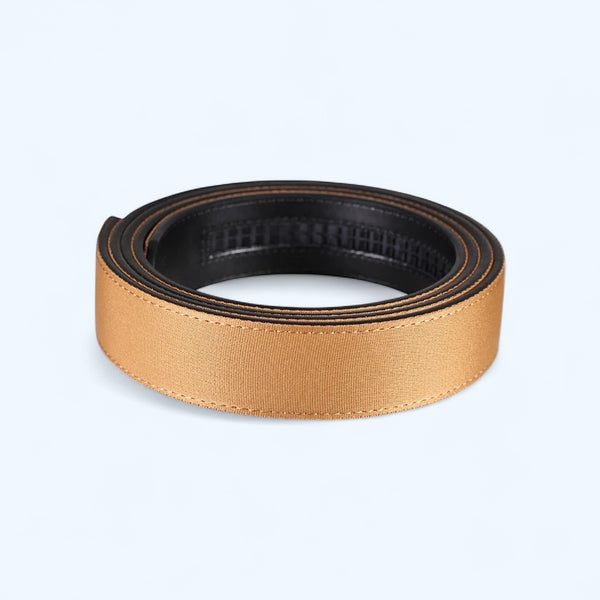 Ratchet Leather/Canvas Belt Strap
