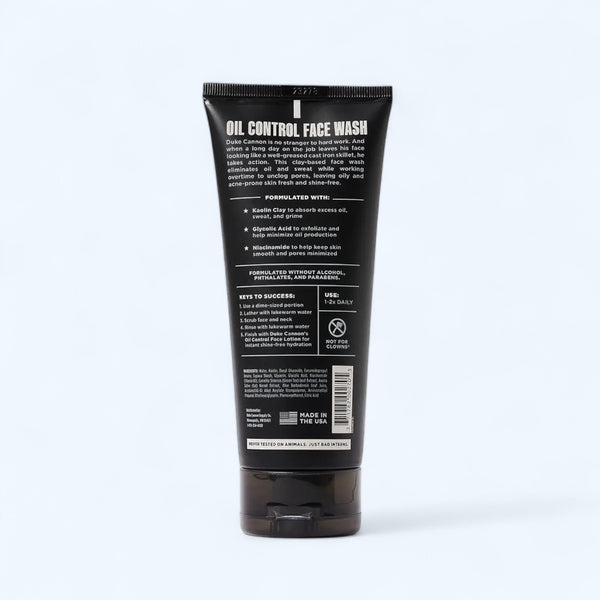 Duke Cannon- Oil Control Face Wash