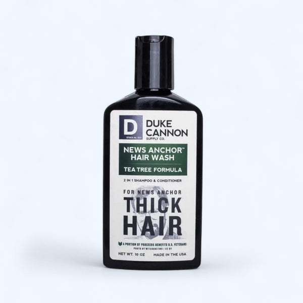 Duke Cannon News Anchor 2 in 1 Hair Wash- Tea Tree