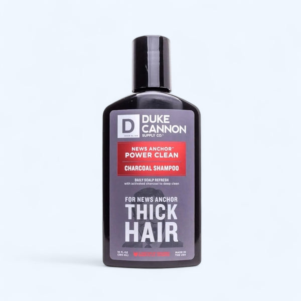 Duke Cannon News Anchor Power Clean- Charcoal Shampoo