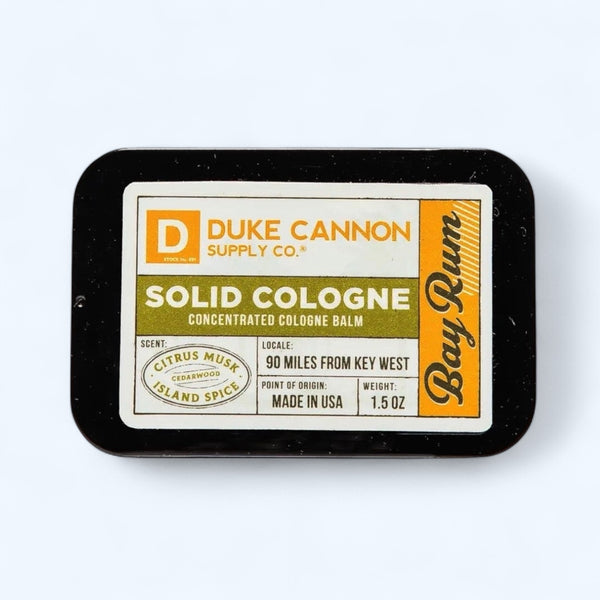 Duke Cannon Solid Cologne 1.5 oz- Bay Rum