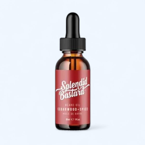 Splendid Bastard Beard Oil- Cedarwood + Spice