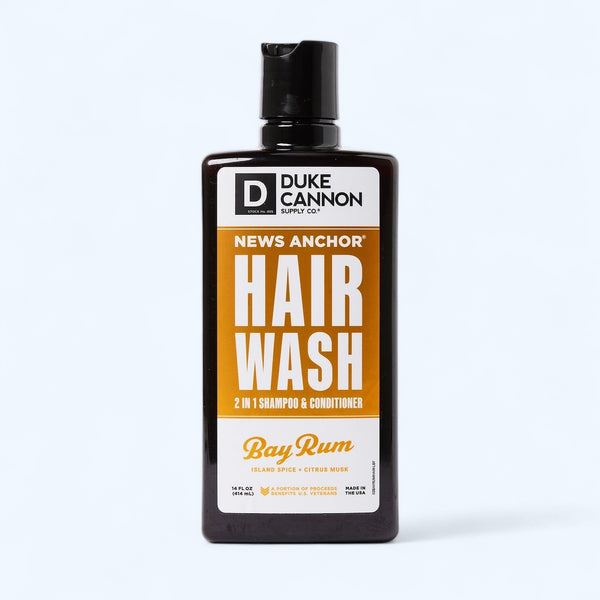 Duke Cannon 2-in-1 Hair Wash- Bay Rum