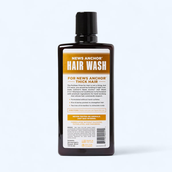 Duke Cannon 2-in-1 Hair Wash- Bay Rum