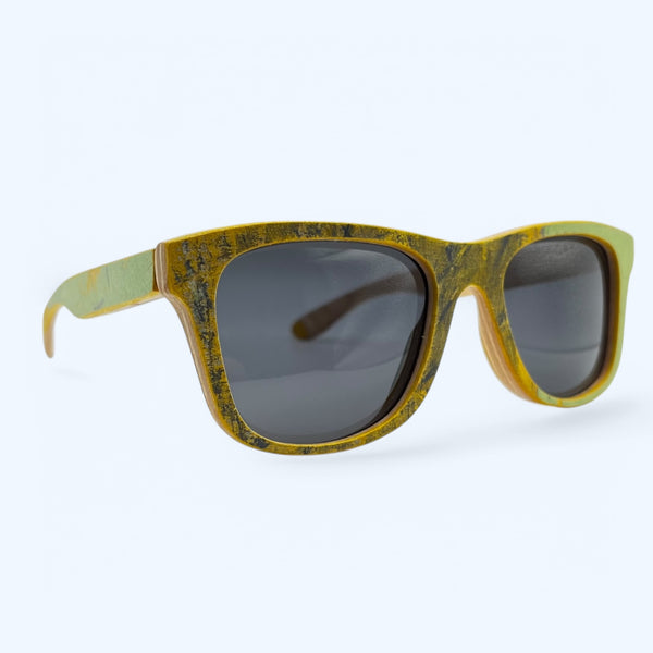 SKRP- Recycled Skateboard Wayfarer Style Sunglasses